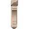Ekena Millwork Merced Arts and Crafts Smooth Bracket w/ Offset Brace, Douglas Fir, 7 1/2"W x 26"D x 34"H BKT0806X26X34MRC03SDF - alternate 4